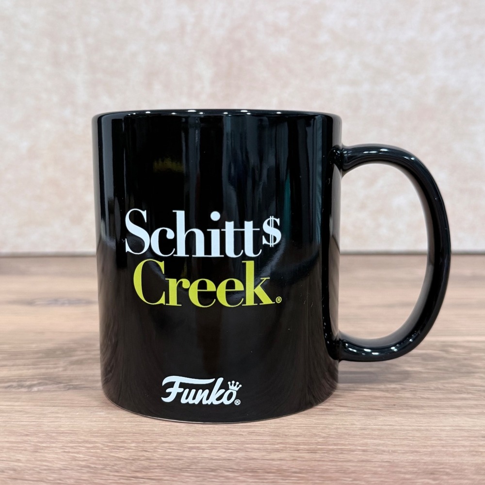 Funko Schitts Creek Black Ceramic Coffee Mug Rose Family Pop Figures 13.5oz 2022